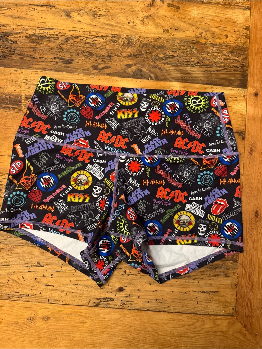 Women's PEACHY ATHLETIC rocker Athletic Shorts. 2.5in inseam